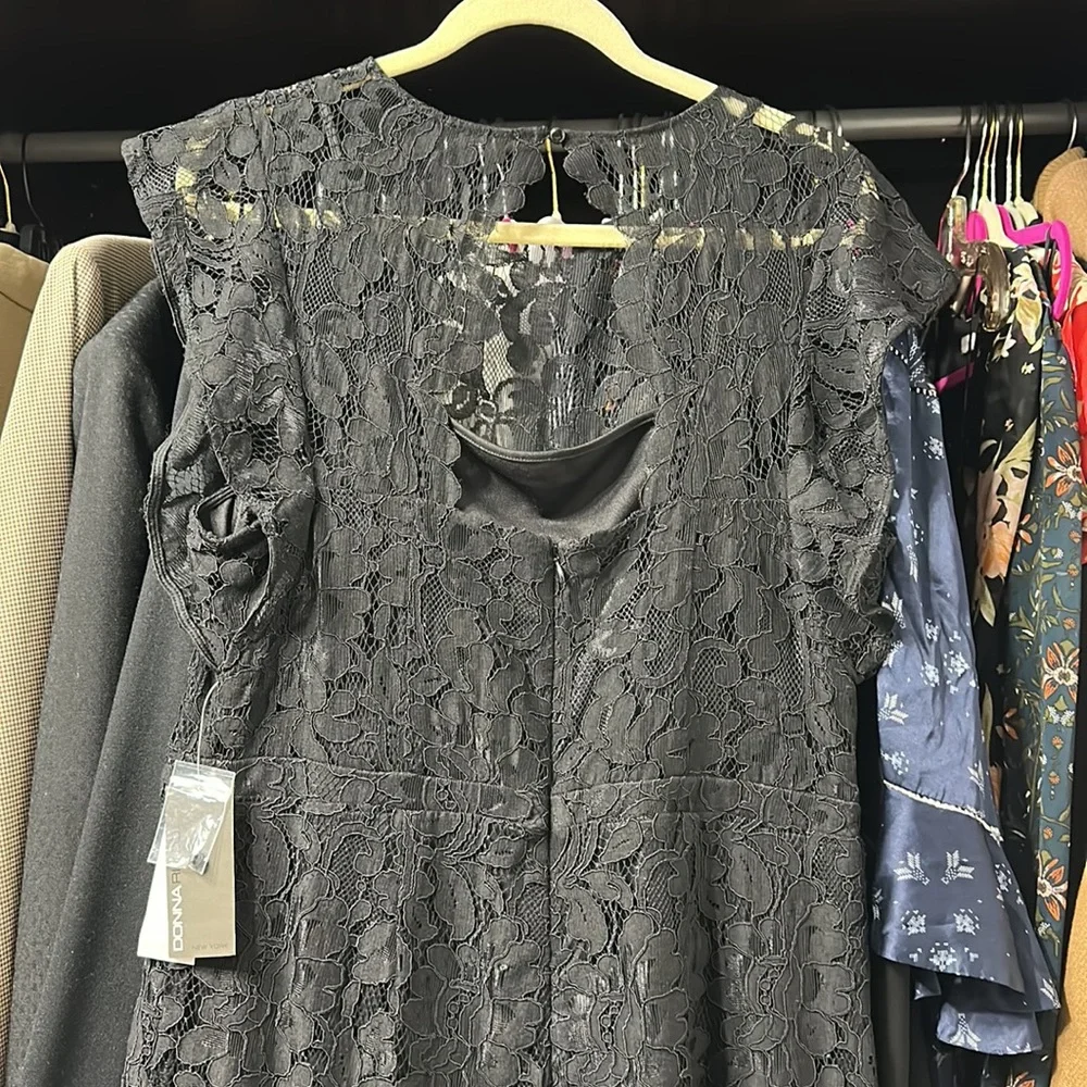 Black Wide Leg Jumpsuit - Picture 5 of 6